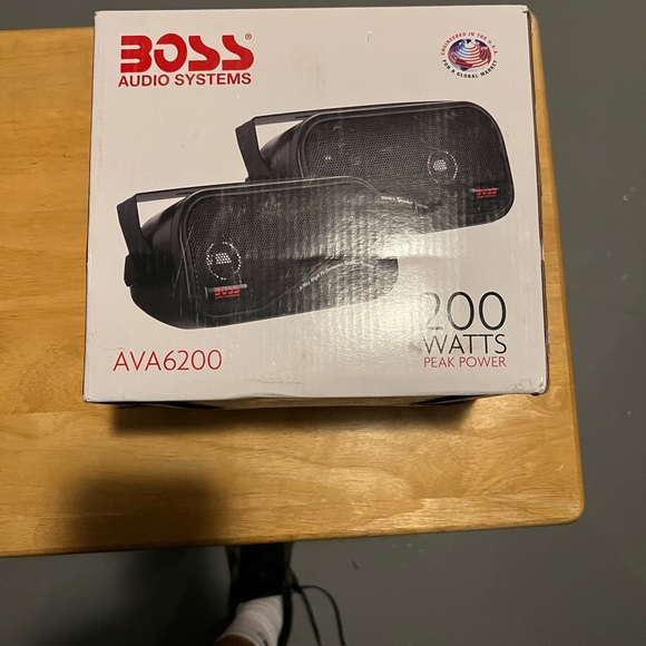 AVA6200 3 Way Box Speaker Systems Car Audio Speakers 200 Watts by Boss - Picture 3 of 8